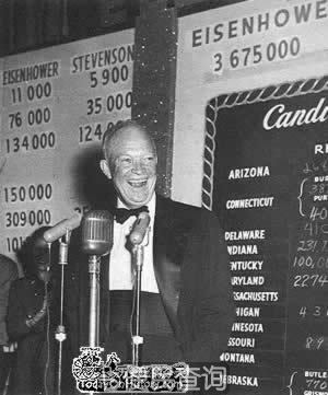 美国第34任总统艾森豪威尔就职（1953-1961）