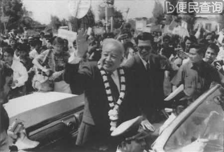 柬埔寨西哈努克亲王返抵金边
