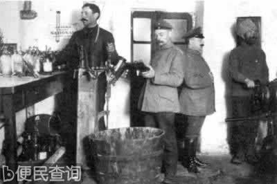 德军在第一次世界大战首次施放毒气