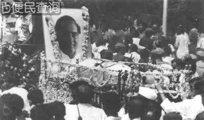 印度前总理拉吉夫·甘地遇刺身亡