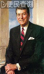 美国第40任总统里根就职（1981-1989）