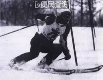 中国首次派团参加冬季奥运会