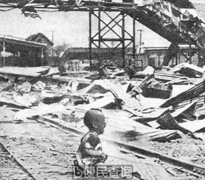 日机轰炸上海，平民死伤无数