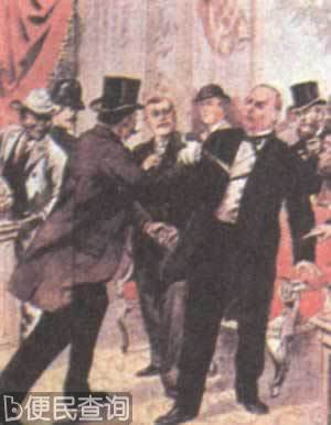 美国总统麦金莱遇刺