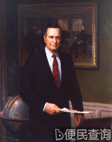 美国第41任总统布什就职（1989-1993）