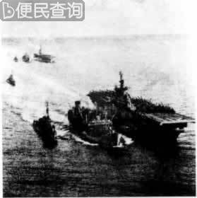 美国第七舰队台海演习，解放军被迫炮击金门