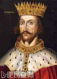 英格兰国王亨利二世出生