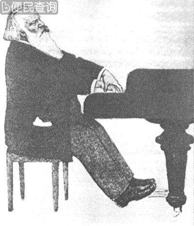 德国古典主义作曲家约翰内斯·勃拉姆斯诞生