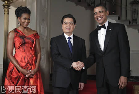 中国国家主席胡锦涛访美 中美关系需要平稳