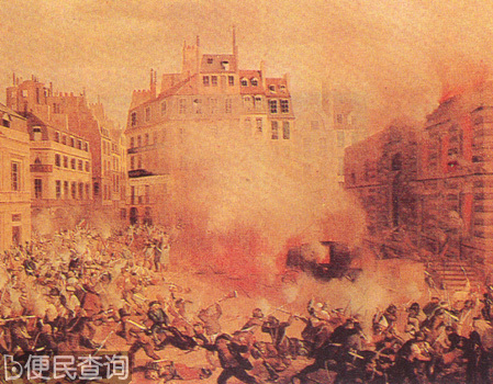 法国六月起义爆发