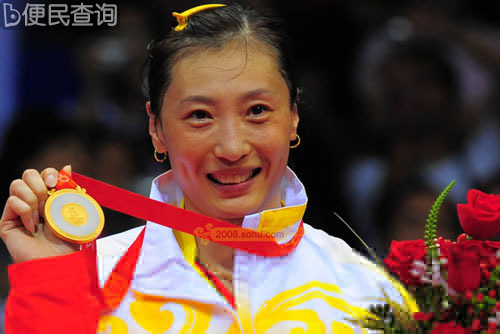 张宁蝉联奥运会女子单打冠军