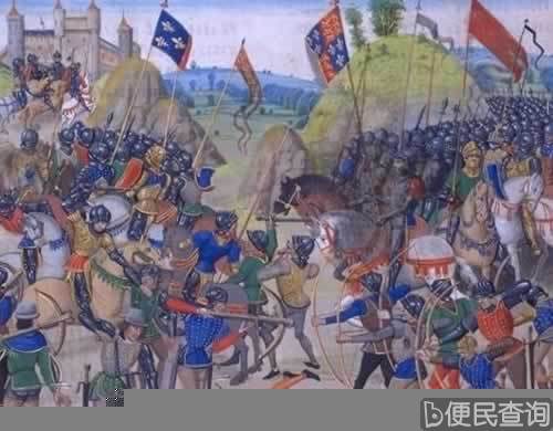 英法在阿布维尔以北的克勒西村爆发会战