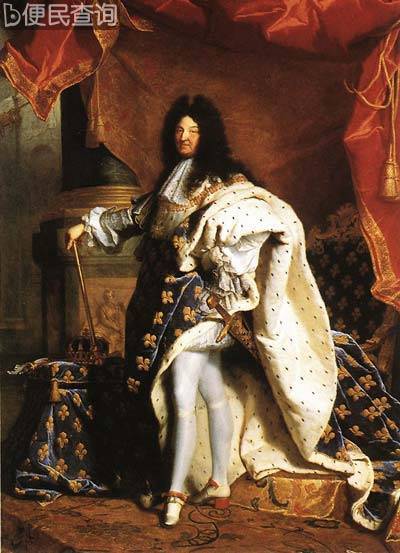 法国波旁王朝国王路易十四逝世