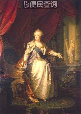 俄国女皇叶卡捷琳娜二世逝世