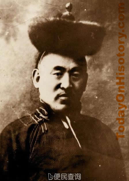 库伦活佛专使杭达亲王到俄京，答谢俄国承认外蒙古自治