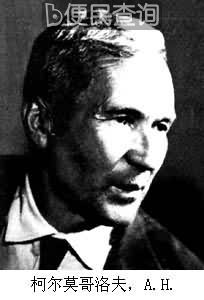 苏联数学家柯尔莫哥洛夫生