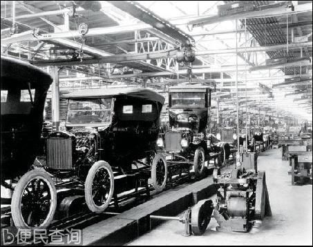 福特T型车生产线